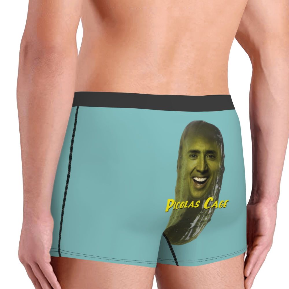 Custom Nicolas Cage Boxer Shorts For Homme 3D Printed Male Nic And His Girls Underwear Panties Briefs Breathbale Underpants