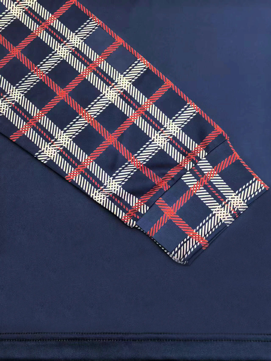 Men's casual color blocked shirt long sleeved polo shirt lapel pullove  checkered T-shirt simple retro men's clothing