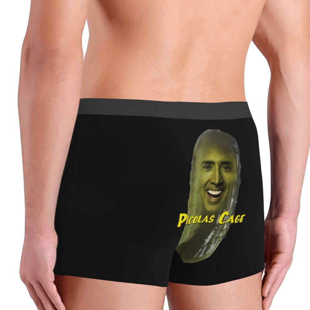 Custom Nicolas Cage Boxer Shorts For Homme 3D Printed Male Nic And His Girls Underwear Panties Briefs Breathbale Underpants