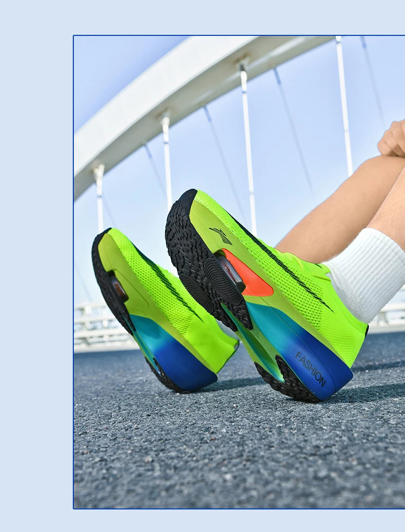 Air cushion Running Shoes Speciality Marathon Men Sports Breathable Lightweight Women's Comfortable Athletic Nonskid Sneakers