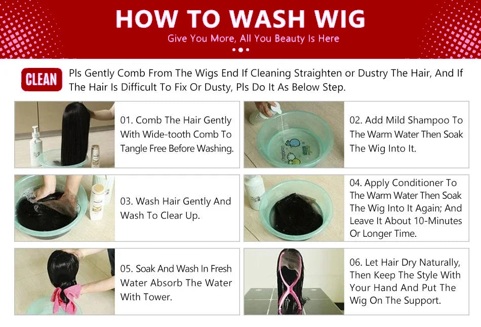 Water Wave Wig with Bangs Human Hair Full Machine Made Scalp Top Wig Glueless Virgin Brazilian Long Curly Wig No Lace for Women