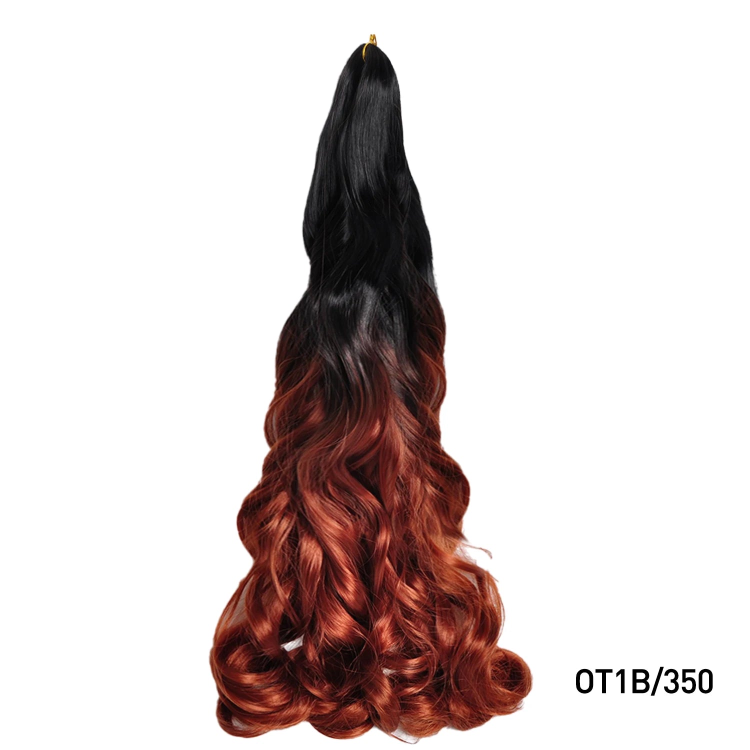 French Curls Braiding Hair Extensions 24Inch Synthetic Curl Hair Loose Wave Spiral Curl Crochet Hair Braids For Black Women