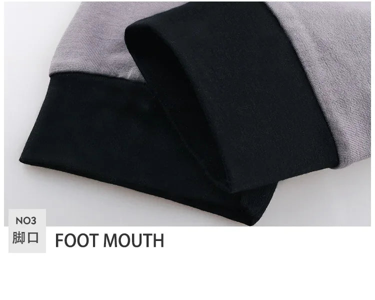 Men's long Johns single-piece thin tight-fitting underpants line pants thermal pants slim cotton woolen pants autumn and winter