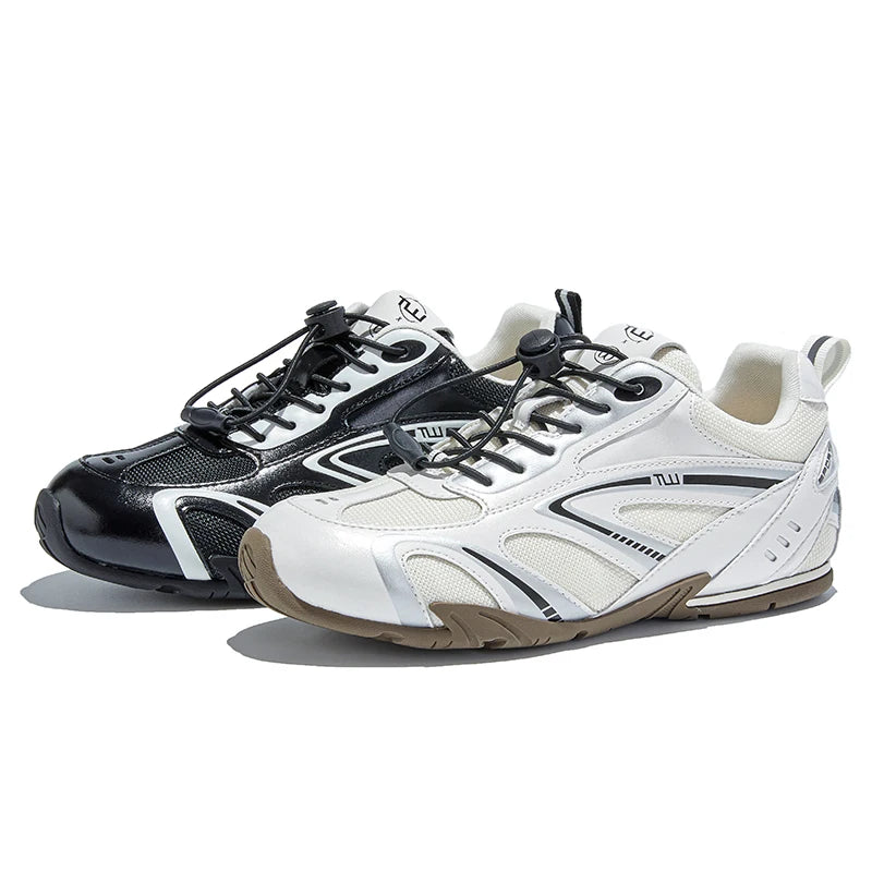 2026 New Women's Flat Sneakers Non-slip Running Women Moral Training Shoes Large-Size Colorblock Casual Skateboard Shoes Female