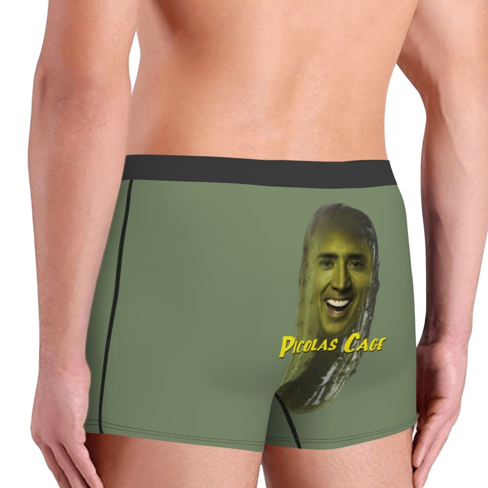 Custom Nicolas Cage Boxer Shorts For Homme 3D Printed Male Nic And His Girls Underwear Panties Briefs Breathbale Underpants