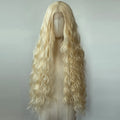 #613 Blonde Wig Synthetic Lace Front Wig Long Loose Wave Lace Front Synthetic Wig Pre Plucked Heat Resistant Fiber Hair