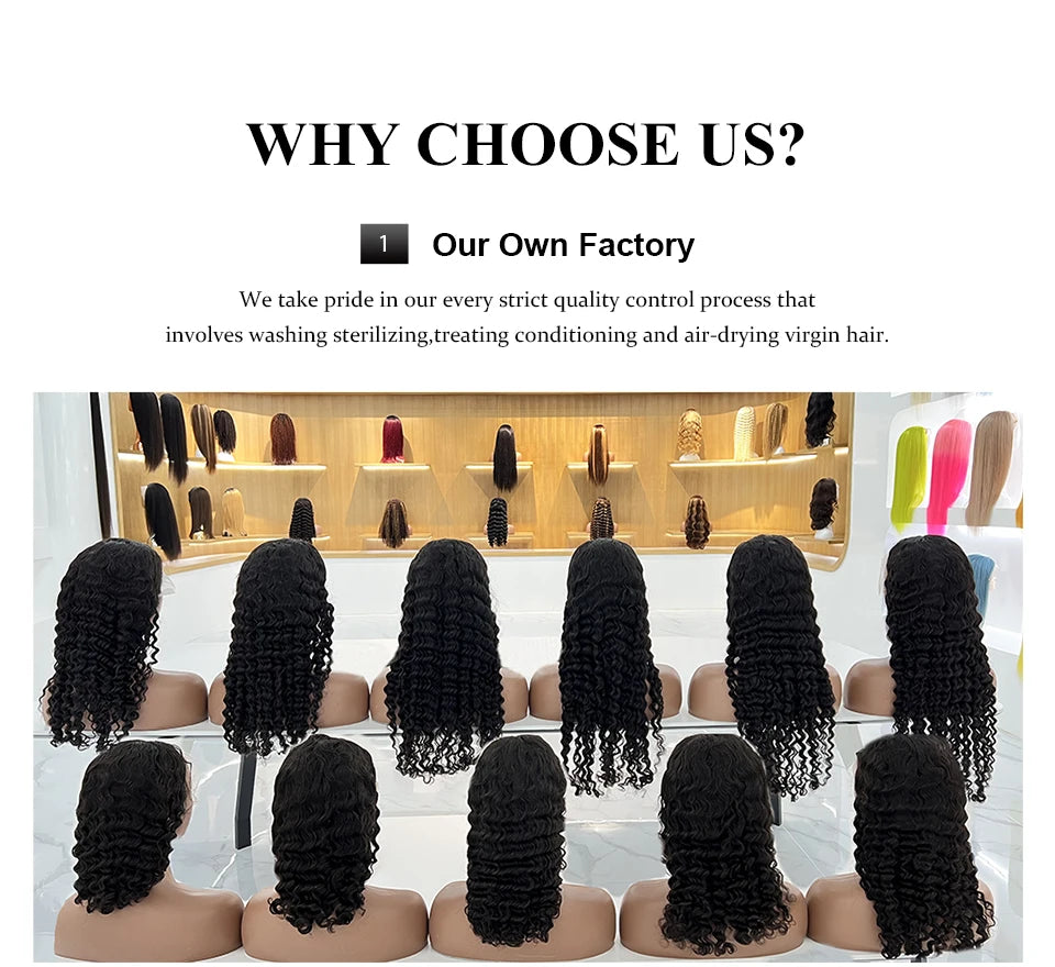 Deep Wave Lace Frontal Wig 13x4/13x6 Hd Lace Frontal Wigs Female Black Human Hair Ready To Wear Human Hair Wigs