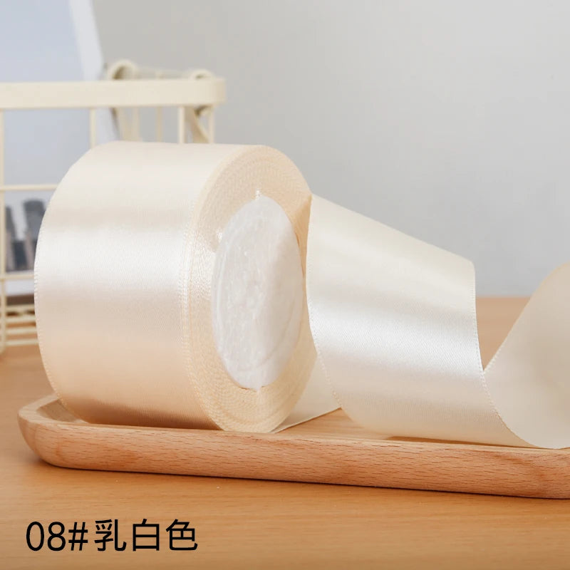 22meters/roll 5cm Silk Satin Ribbons Crafts Bow Handmade DIY Gift Packaging Wrap Party Wedding Decorative Clothing Accessories