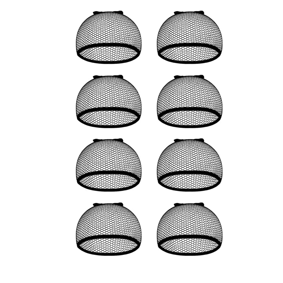 Mesh Wig Cap Stretchable Elastic Black Hair Net Stretch Open Ended Fishnet Wig Net Breathable Mesh Cap for Wig Accessories