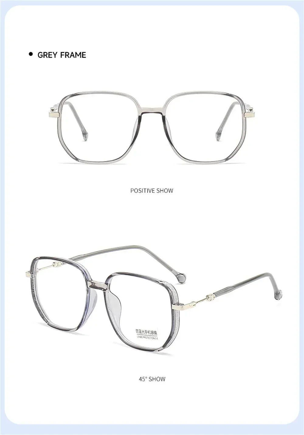 Vintage Square Metal Glitter Frame Reading Glasses Gafas Women Fashion Optical Eyewear Anti-blue Light Presbyopia Eyeglasses