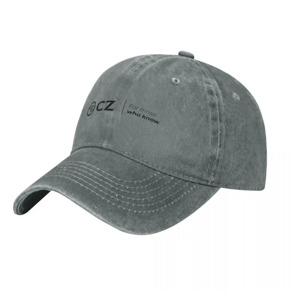 Ceska Zbrojovka CZ Men Women Baseball Cap Distressed Denim Hats Cap Vintage Outdoor Travel Adjustable Fashion Cap
