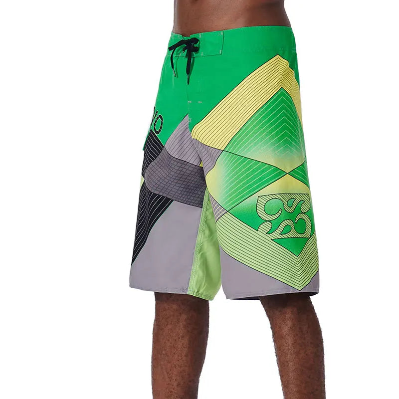 Quick Drying Beach Shorts for Men Surf Beach Shorts Fast Dry Swim Trunks with Bermuda, Fitness Muscle Short Pants, Summer, New,
