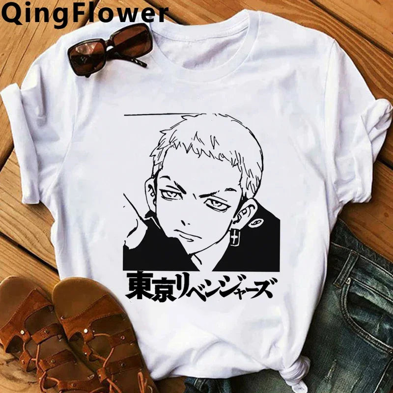 Hot Japanese Anime Tokyo Revengers T Shirt Men Chifuyu Matsuno Graphic Tees Anime T-shirt Unisex Summer Tops Tshirt Male