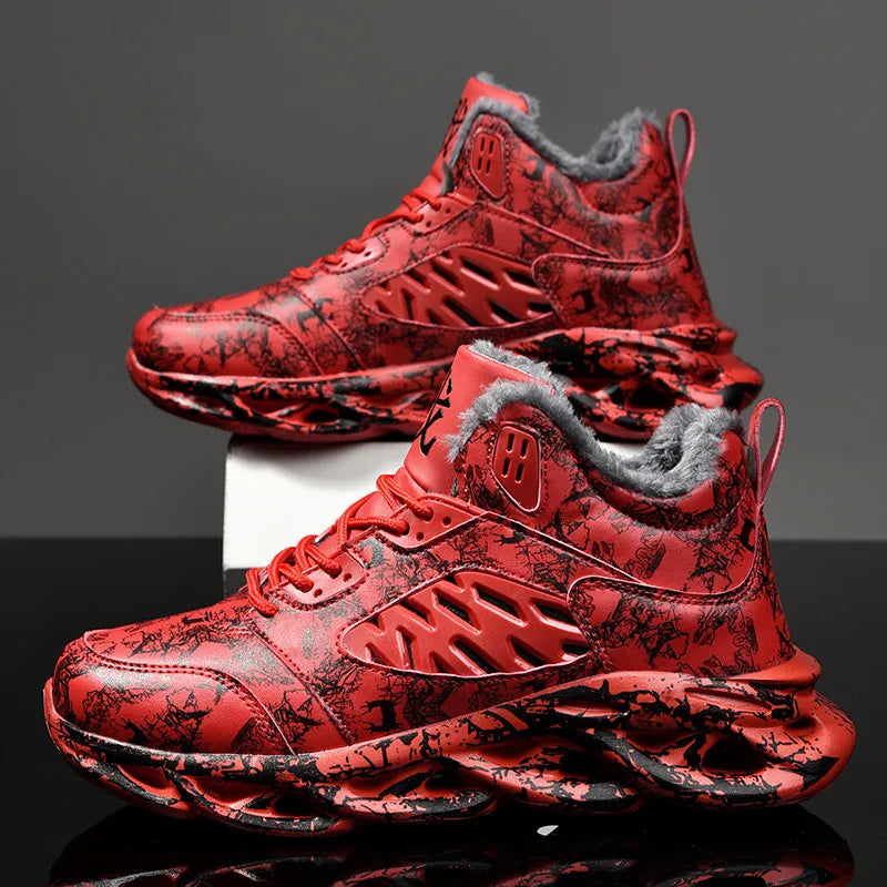 men boots 2023 New Winter Slippers Warm Men Shoes Waterproof Non-Slip Plush Sneakers Male tenis shoes Boots Men Sneakers Winter