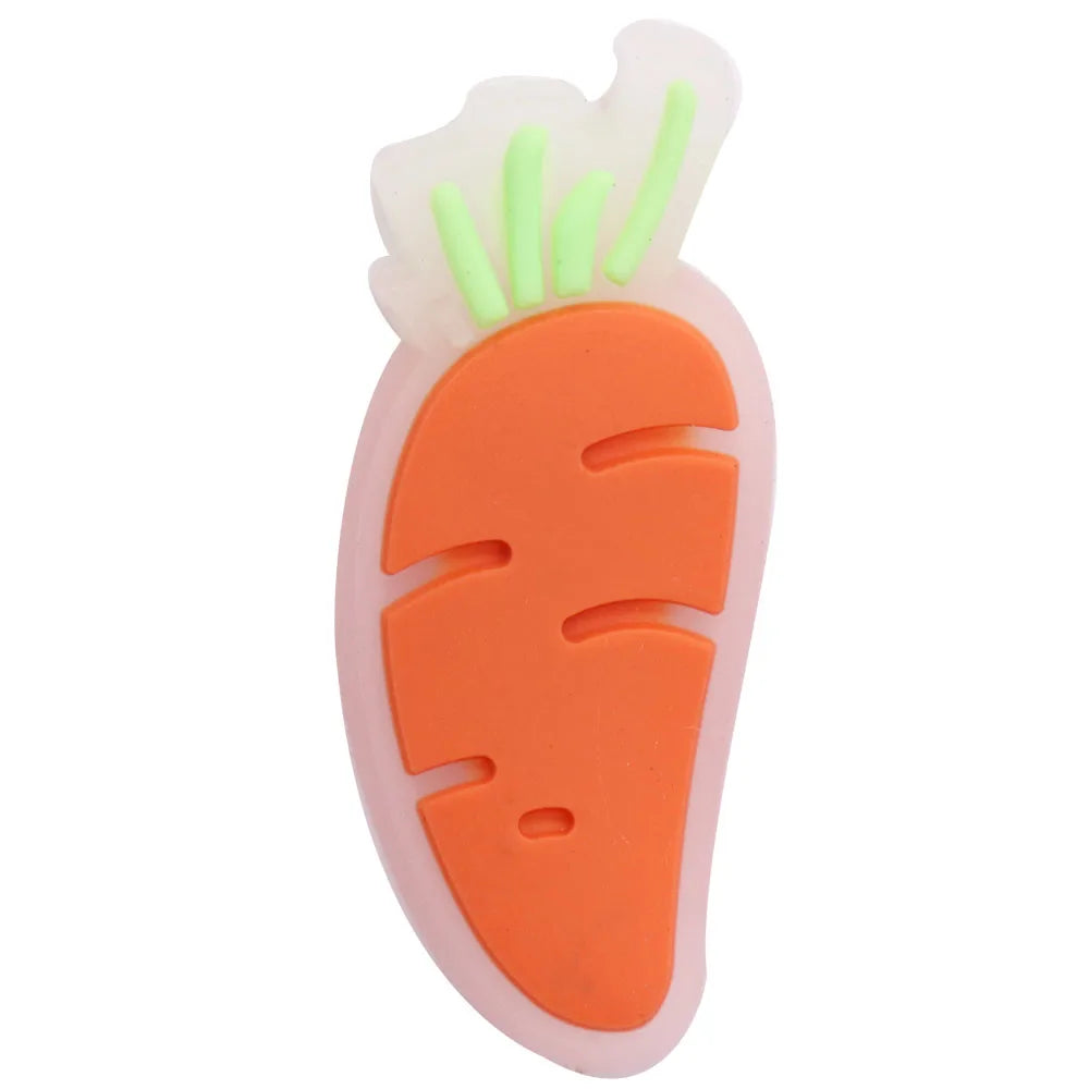1-16Pcs My Love Lollipop Carrot Mushroom Luminous Sandals Shoe Buckle Charms Accessories DIY Kids Holiday Gift