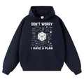 Funny Dungeon Dragon Hoodies I Have A Plan D20 Dice Role Playing Game DnD Harajuku Sweatshirt Fleece Casual Oversized Tracksuit