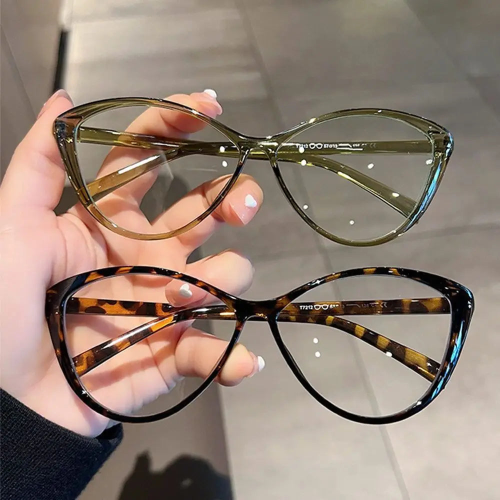 2024 Retro Myopia Glasses Women Mens Glasses European and American Style Cat Eye Reading Glasses-1.0 To -4.0 Eye Glasses