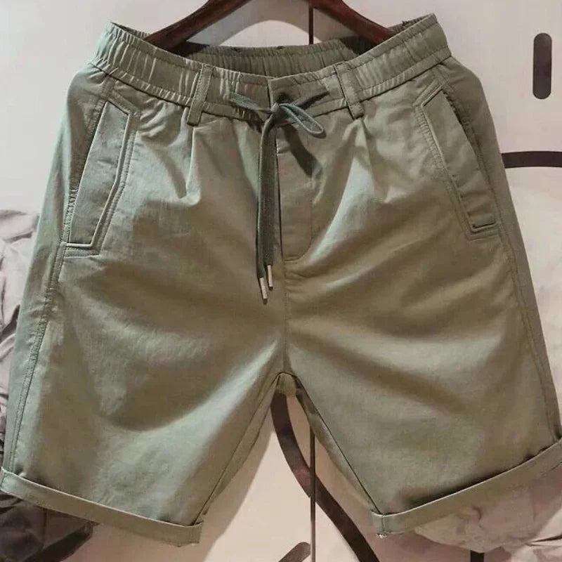 Men's Shorts Sports Beige Cargo Roll Up Male Short Pants Drawstring Korean Style Baggy with Ice Loose Xxl Designer Summer Xl