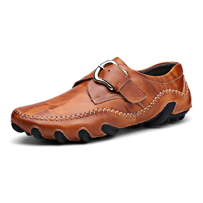 Crocodile Skin Loafer Shoes Men Genuine Leather Slip-on Moccasins Handmade Male Outdoor Casual Shoes Drive Walk Luxury Leisure