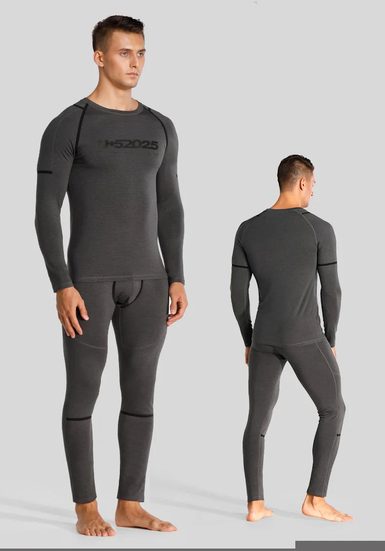 52025 Premium Warm Thermal Underwear – Fleece-lined, Stylish with Superior Warmth. Advanced Insulation & Supreme Comfort